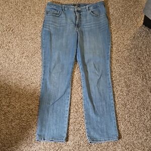 Lee Light Blue Straight Leg Jeans